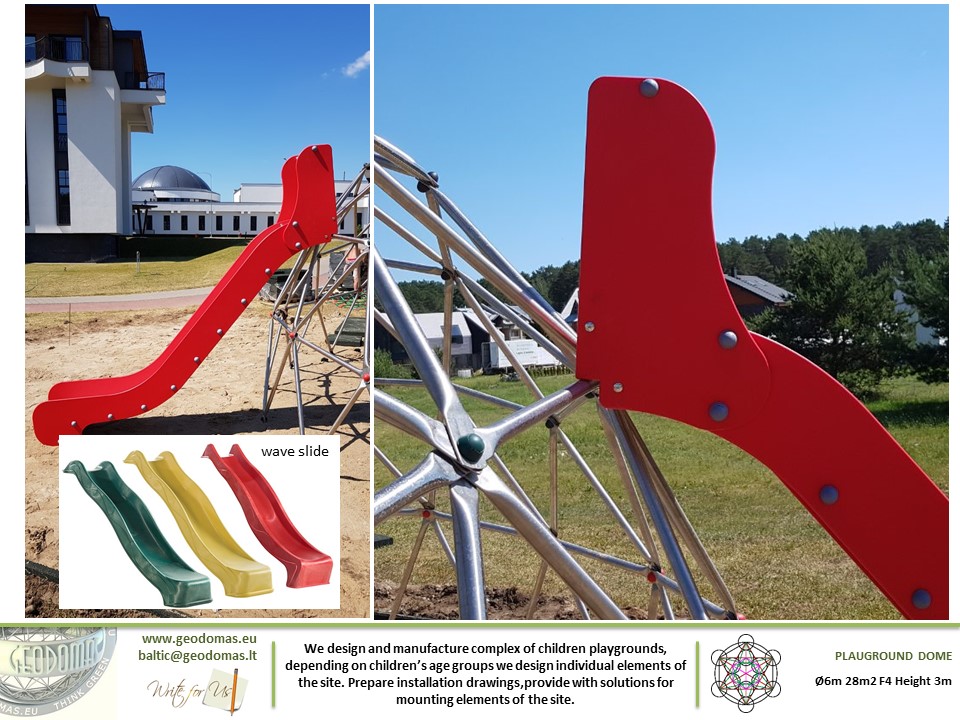 28m2 Children’s play complex on Ø6m Dome Frame