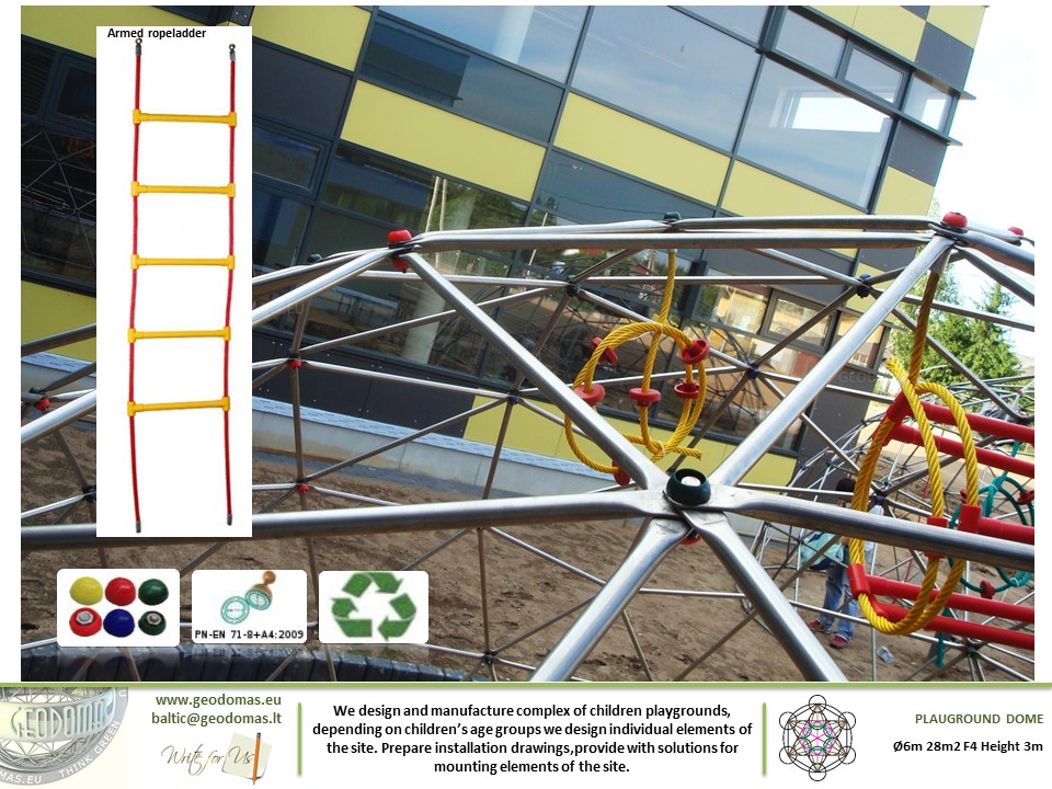 28m2 Children’s play complex on Ø6m Dome Frame