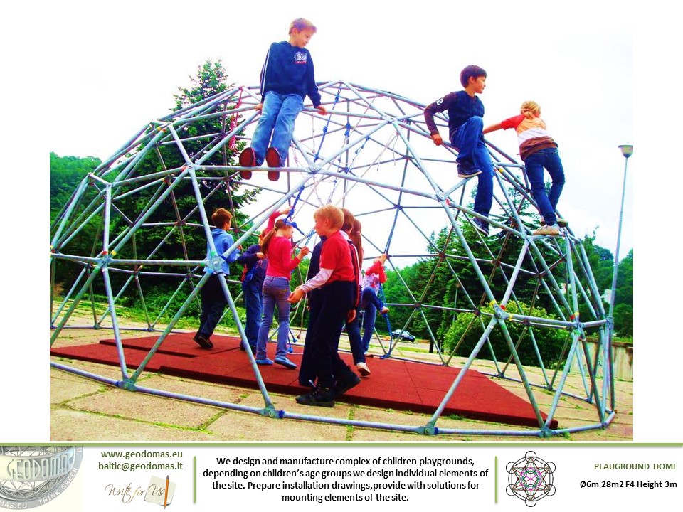 28m2 Children’s play complex on Ø6m Dome Frame
