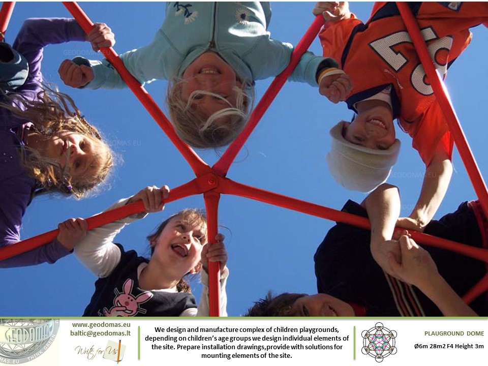 28m2 Children’s play complex on Ø6m Dome Frame