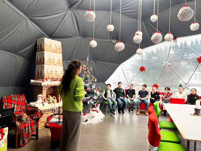 50m2 Dome Room Ø8m | Priekulė Ieva Simonaitytė high school