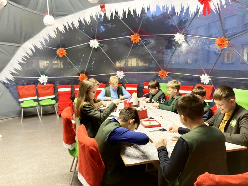 50m2 Dome Room Ø8m | Priekulė Ieva Simonaitytė high school