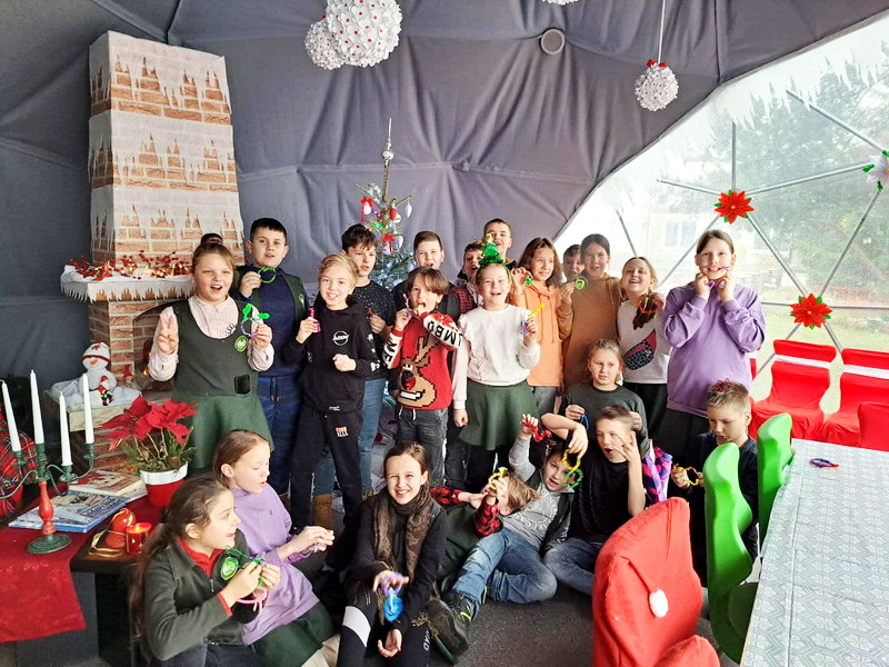 50m2 Dome Room Ø8m | Priekulė Ieva Simonaitytė high school