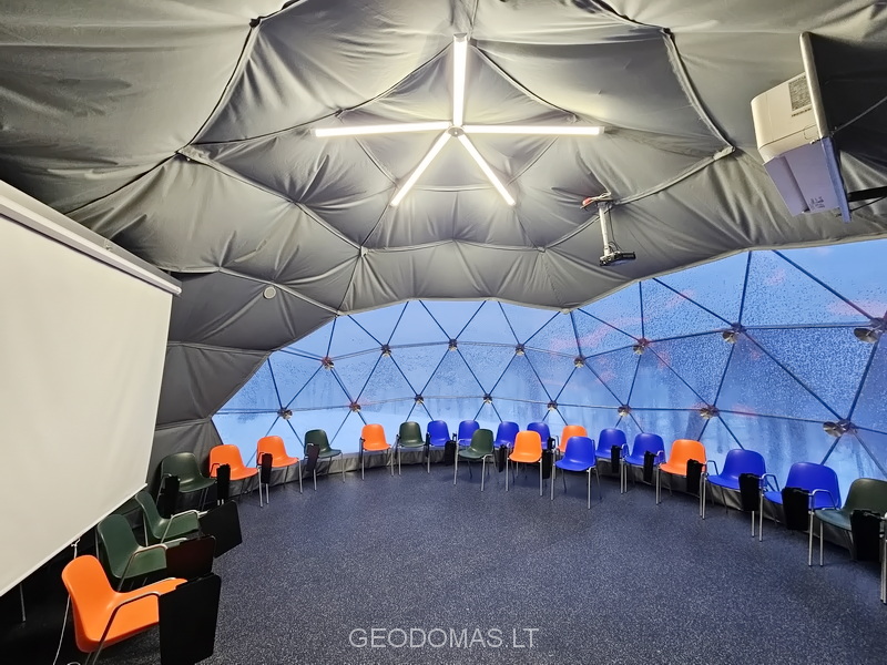 50m2 Dome Room Ø8m | Lavoriškii high school