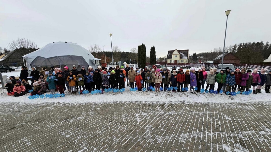 50m2 Dome Room Ø8m | Lavoriškii high school