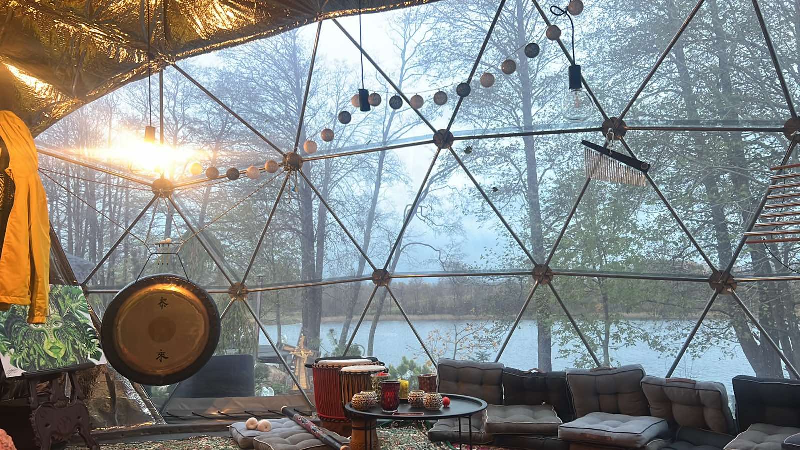 50m² + 95m² UJOY Meditacijų Centras Ø8m + Ø11m | Karvys, Lietuva